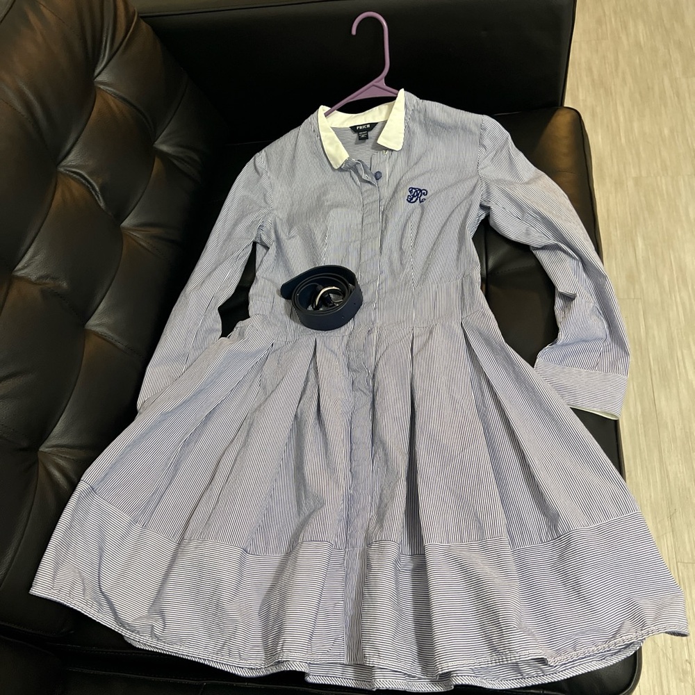 PRICH Blue Striped Dress
